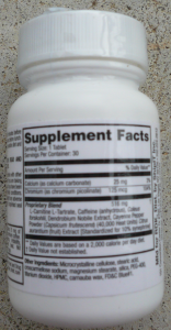 Phen375 Supplement Facts