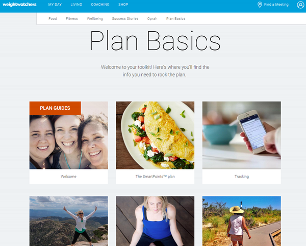 Weight Watchers website fully loaded with information Weight Watchers OnlinePlus
